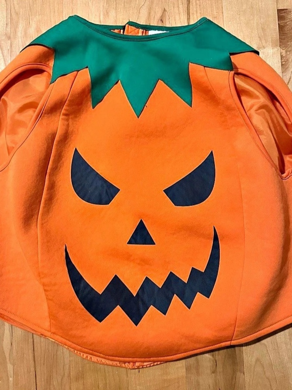 Kids Pumpkin Halloween Costume (size 2-10)